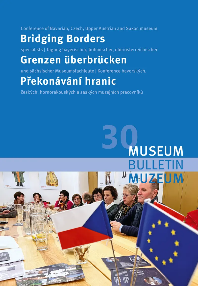 Covermotiv ist ein Meeting mehrerer Personen, Flaggen der EU und Tschechiens im Vordergrund, darüber Angaben zum Tagungstitel
