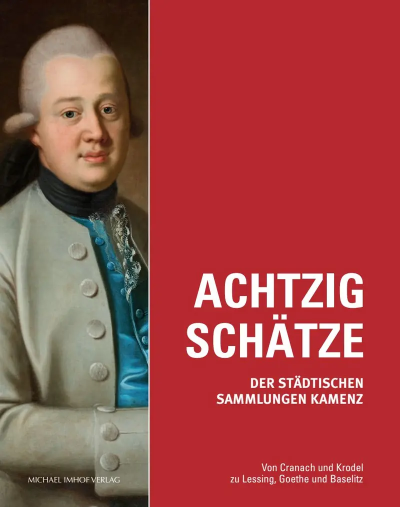 Buch-Cover mit historischem Porträt des Dichters Gotthold Ephraim Lessing, daneben steht der Buchtitel.